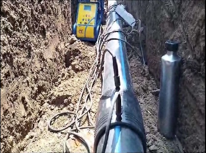 HDPE Pipe Erection and Welding